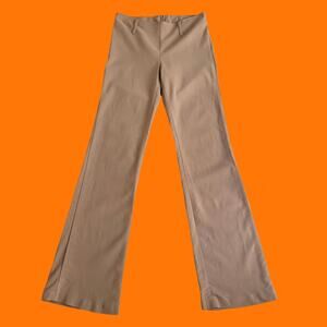 90's 00's vintage khaki camel tan bodycon y2k pants Size 7 street code